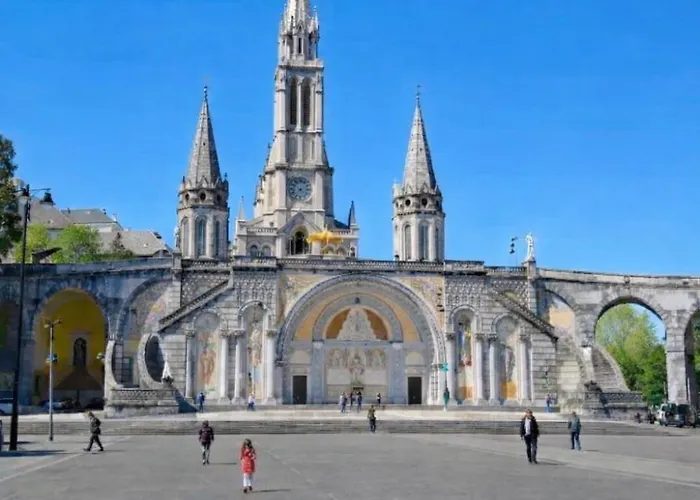 Panorama Du Sanctuaire 400 Metres De La Grotte 3 8 Personnes Parking Ferme Gratuit Lourdes